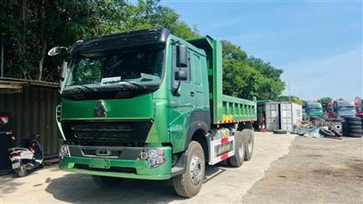 Xe ben 3 chân Howo thùng vuông 280hp 2026