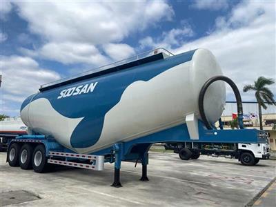 Xe sơ mi rơ mooc bồn chở xi măng rời, xi măng xá, tro bay 50-52m3 model 2026