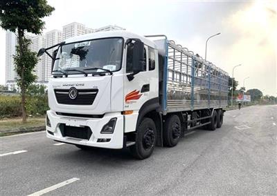 Xe tải thùng 4 chân Dongfeng KL 340Hp 17,9 tấn nóc thấp 2025